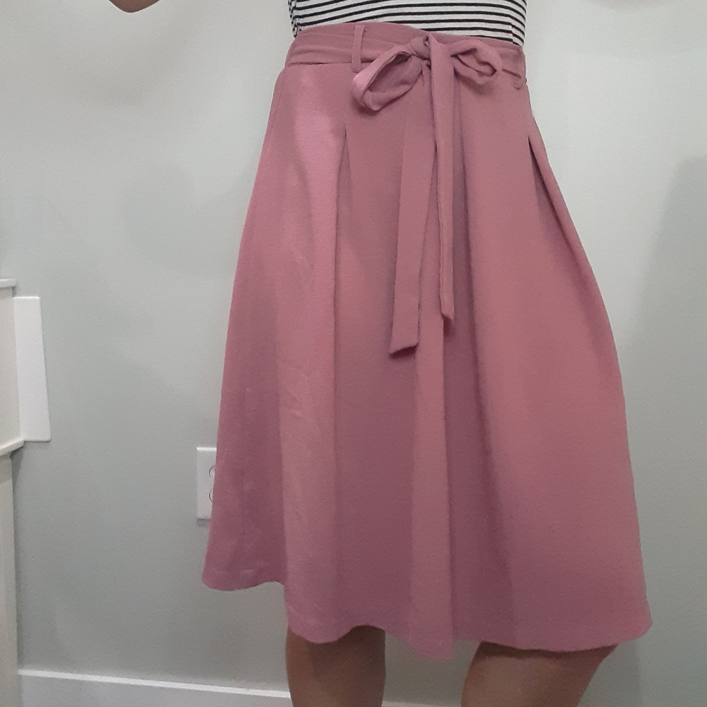 Pink skirt